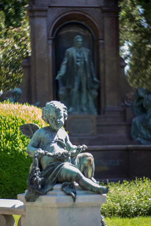 ウイーン中央墓地： NEW Petzval 1:2.2/85mm で撮影