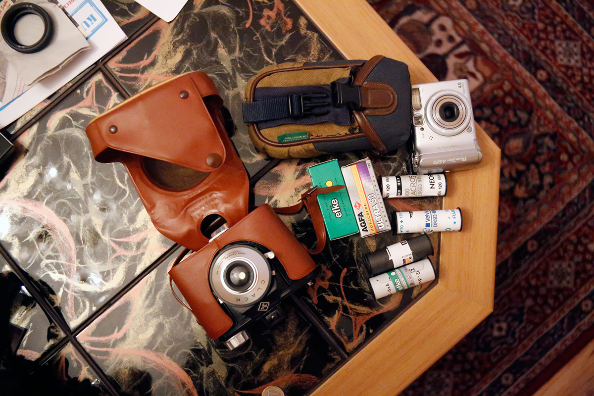 通りすがりのカメラ屋さんで買った AGFA CLACK