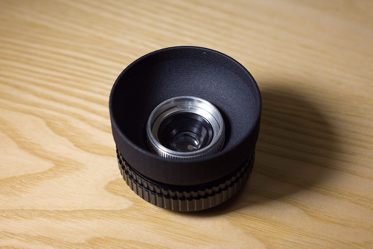 レンズとフォーカシングヘリコイドで組んだ状態