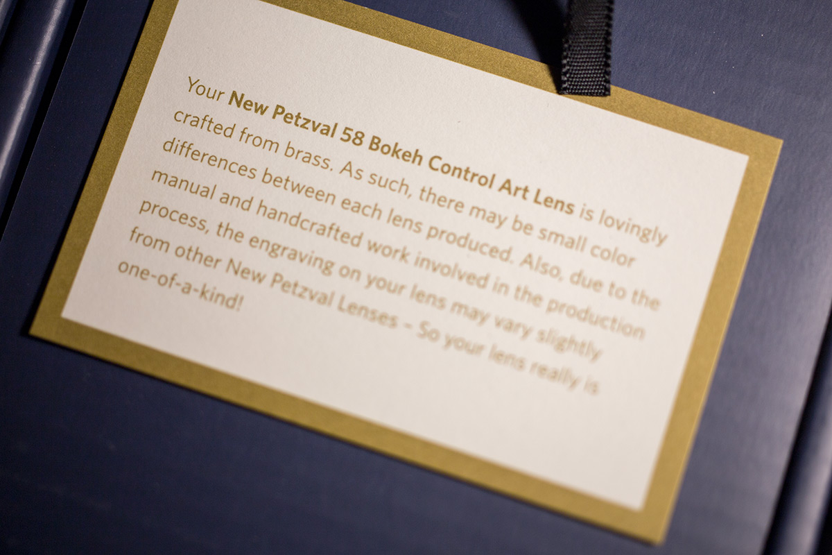 NEW Petzval 58 BOKEH CONTROL ART LENS / 1:1.9/58mm