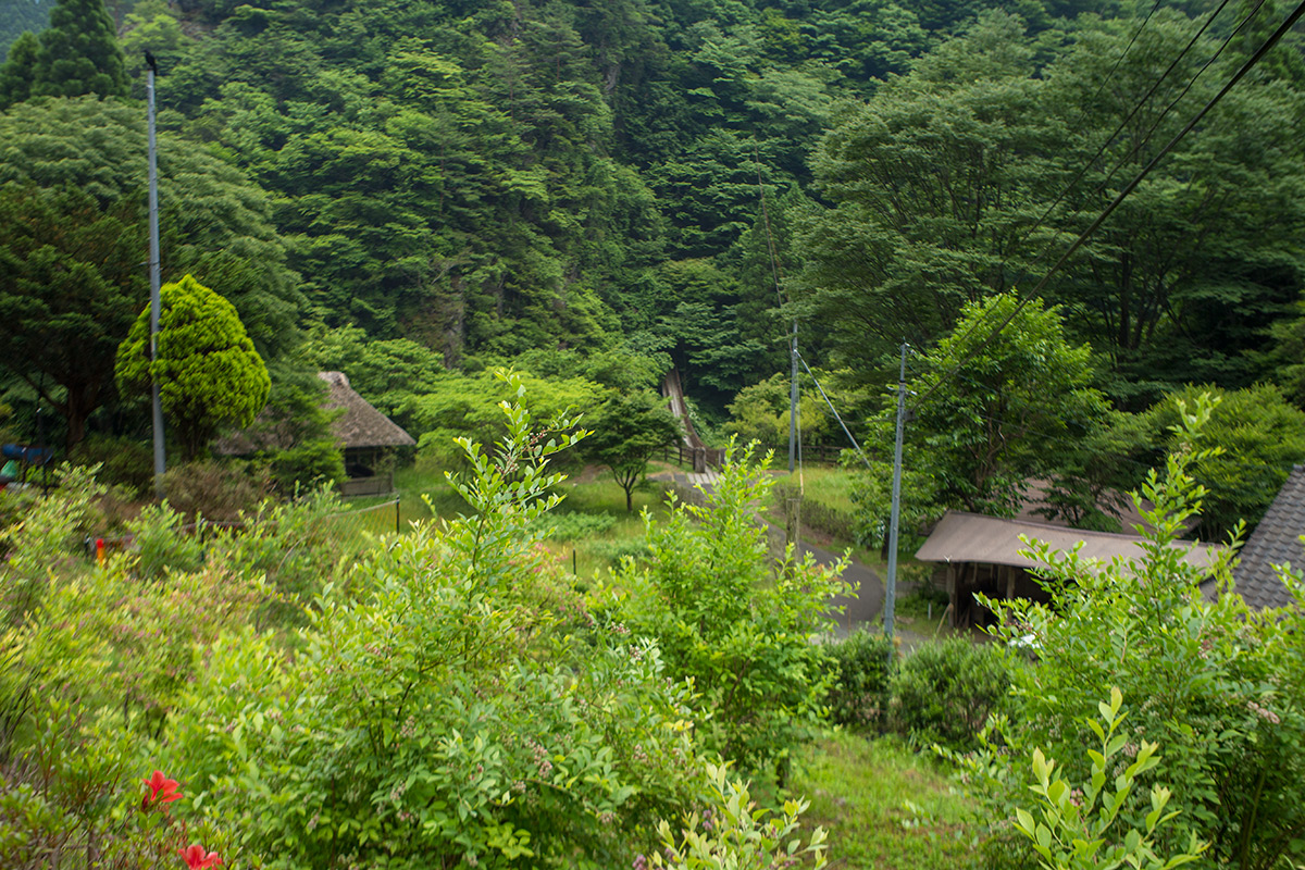 五家荘 樅木の吊橋