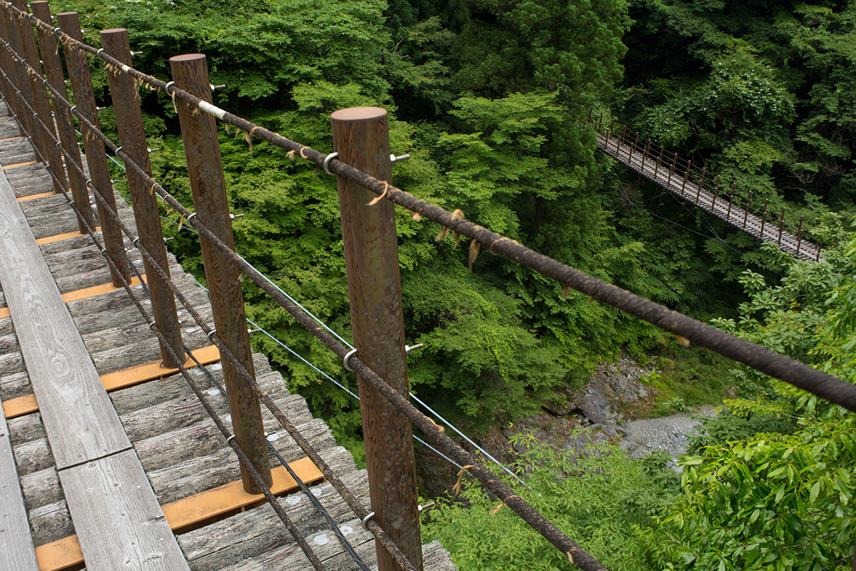 五家荘 樅木の吊橋