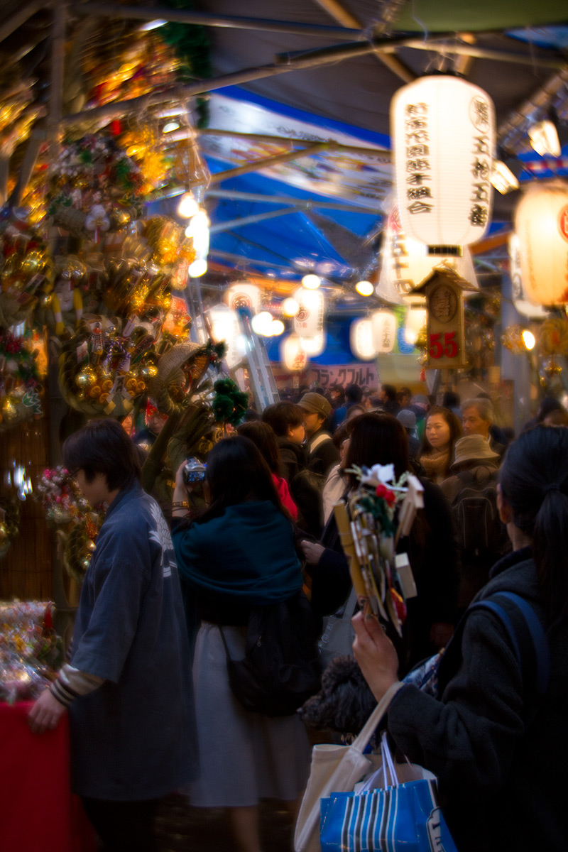 新宿 花園神社の酉の市 w/ Lomography Daguerreotype Achromat 2.9/64 Art Lens - 2016年11月23日撮影
