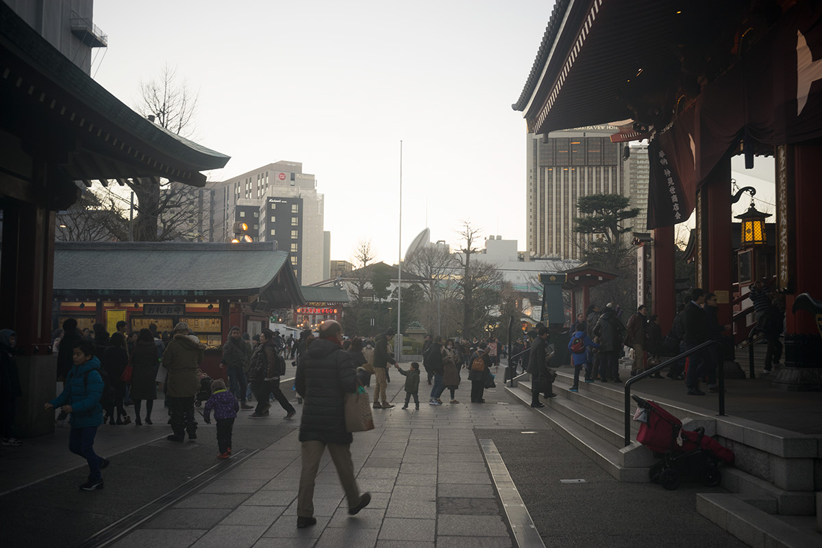浅草寺界隈 w/ Rokuoh-sha Hexar Ser.1 1:4.5 f=40mm - 2017年1月15日撮影
