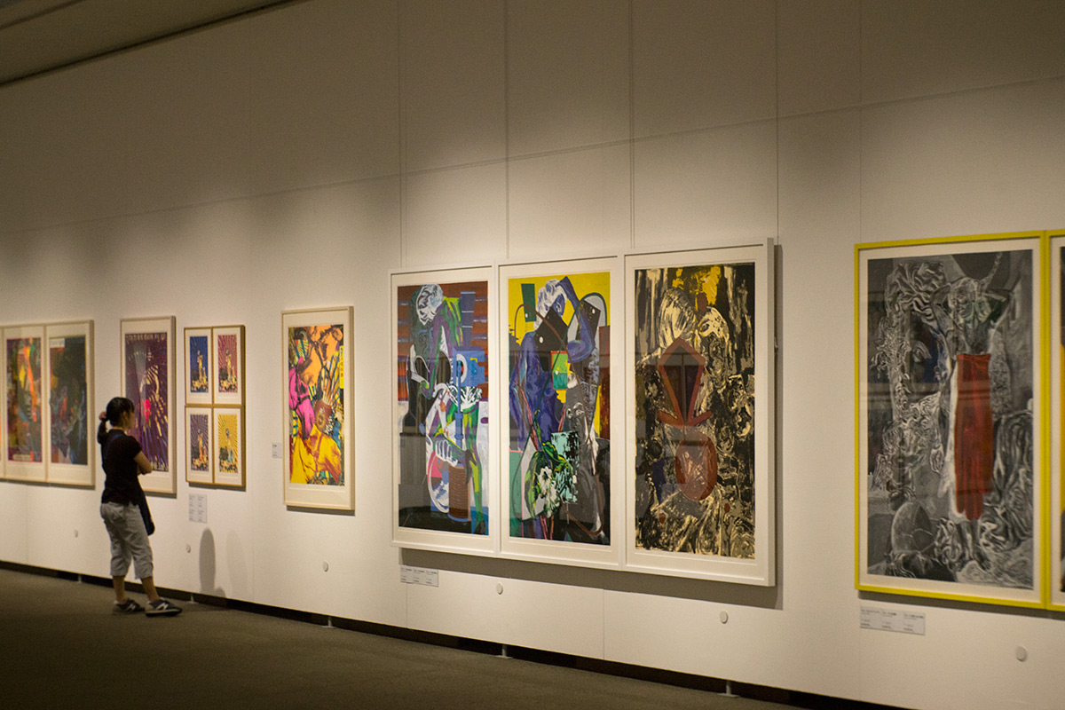 町田市立国際版画美術館「横尾忠則 HANGA JUNGLE」 w/ Meyer Gorlitz Trioplan 1:3.5 f=7.3cm - 2017年6月3日撮影