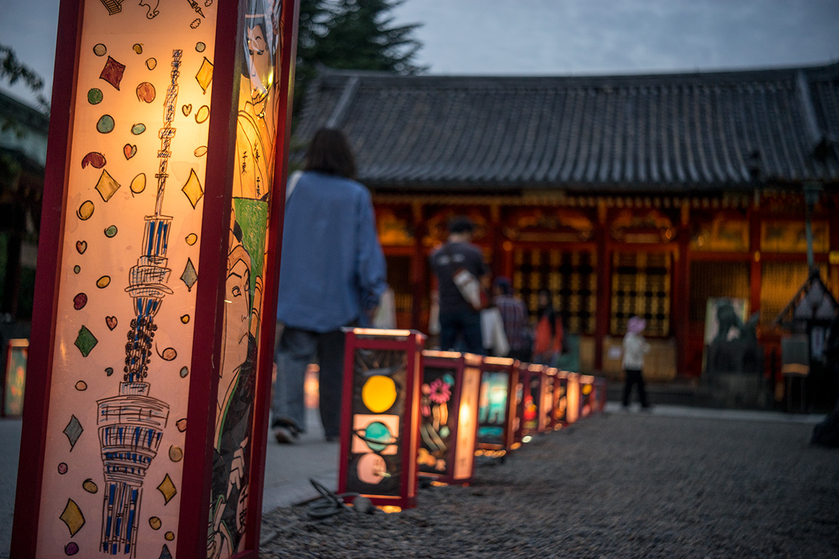 隅田川、浅草神社 浅草燈籠祭 w/ Meyer-Optik Trioplan 1:3.5/45 V - 2017年9月23日撮影