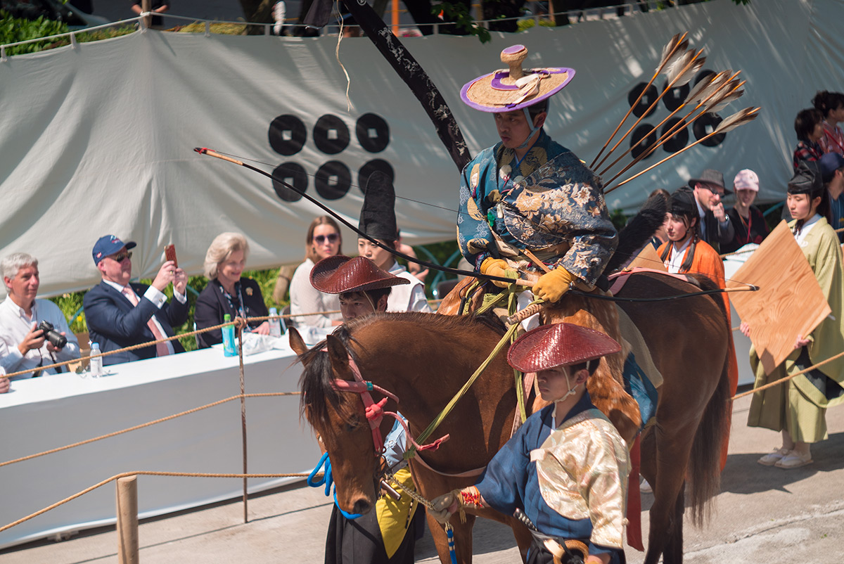 第36回 浅草流鏑馬 w/ KMZ Гелиос-40(Helios-40) 1.5/85 - 2018年4月2日撮影