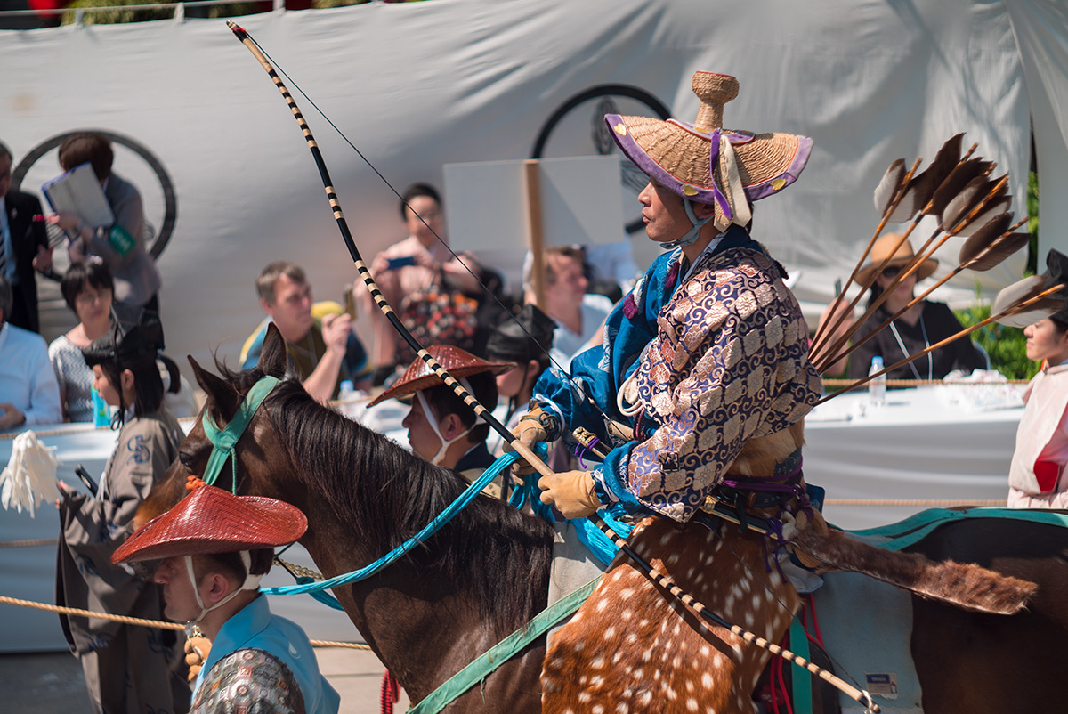 第36回 浅草流鏑馬 w/ KMZ Гелиос-40(Helios-40) 1.5/85 - 2018年4月2日撮影