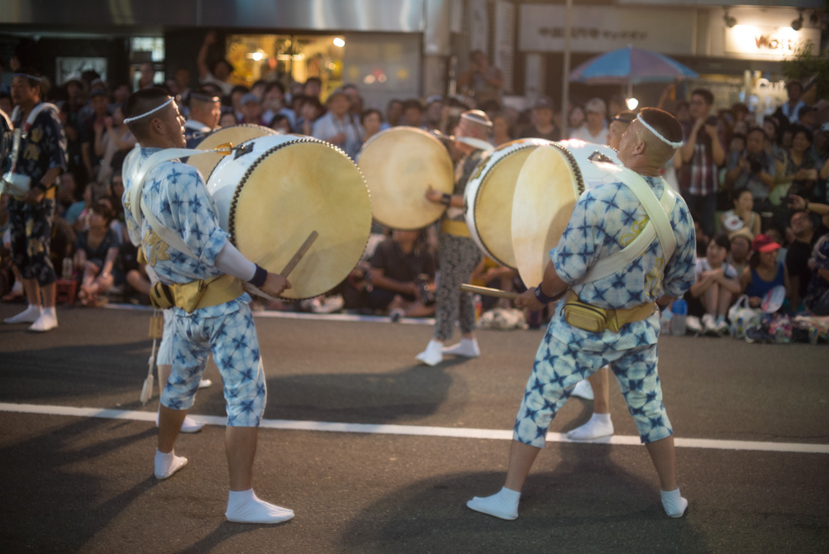 第62回東京高円寺阿波おどり w/ CANON CANON LENS FL 55MM 1:1.2 - 2018年8月25日撮影