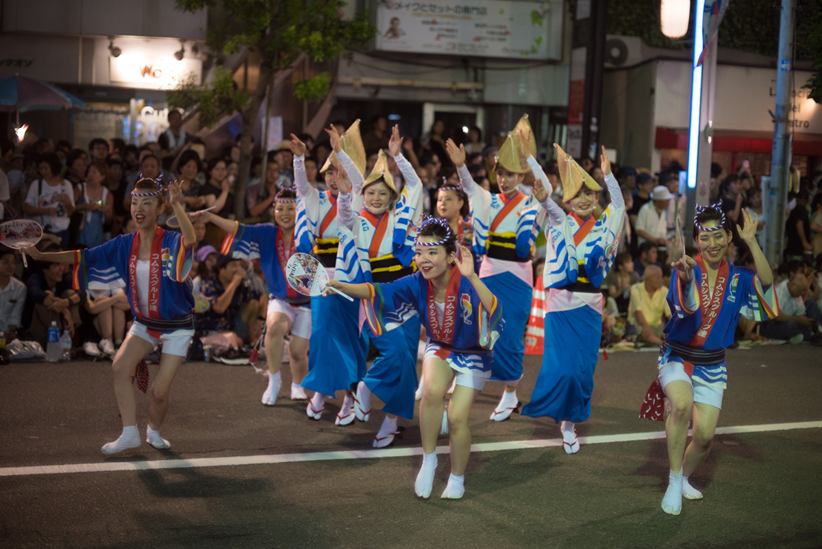 第62回東京高円寺阿波おどり w/ CANON CANON LENS FL 55MM 1:1.2 - 2018年8月25日撮影