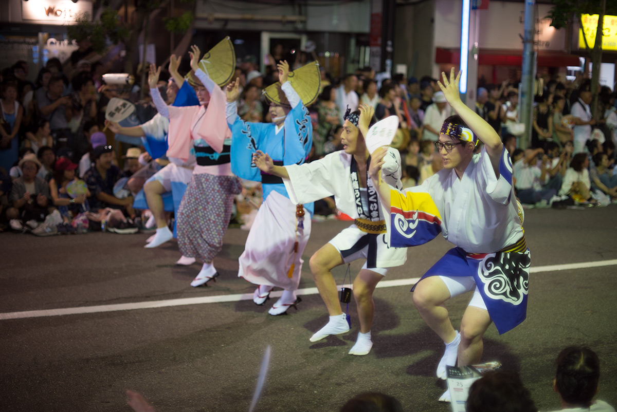第62回東京高円寺阿波おどり w/ CANON CANON LENS FL 55MM 1:1.2 - 2018年8月25日撮影