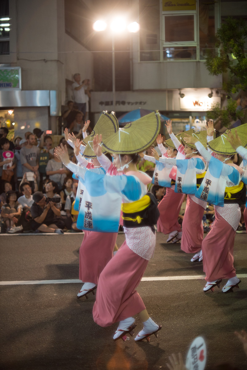 第62回東京高円寺阿波おどり w/ CANON CANON LENS FL 55MM 1:1.2 - 2018年8月25日撮影