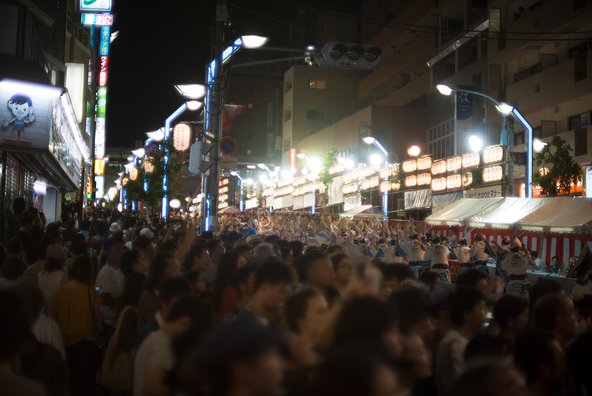 第62回東京高円寺阿波おどり w/ CANON CANON LENS FL 55MM 1:1.2 - 2018年8月25日撮影