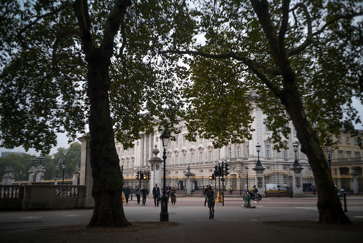 ロンドン：バッキンガム宮殿 w/ W-NIKKOR･C 1:2.5 F=3.5cm - 2018年10月4日撮影