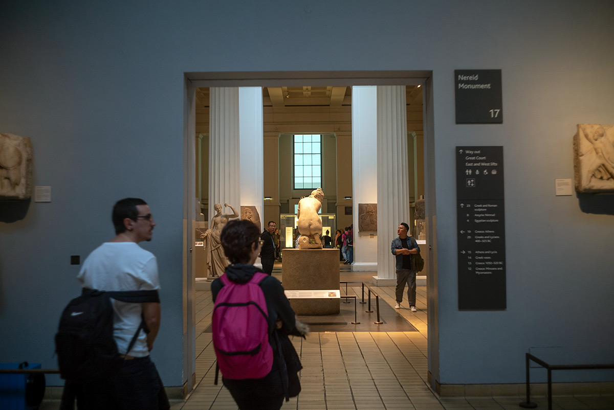 ロンドン：大英博物館 w/ W-NIKKOR･C 1:2.5 F=3.5cm - 2018年10月4日撮影