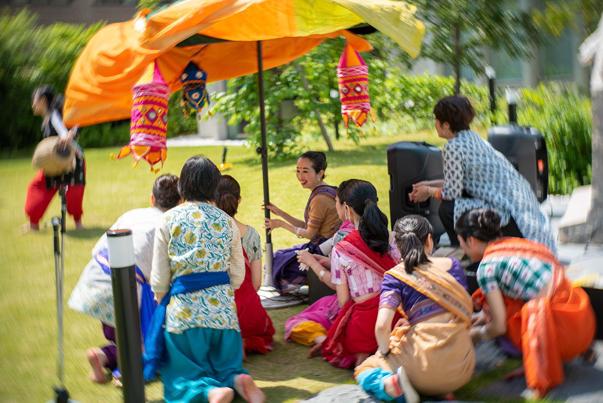 東洋文庫：インドの叡智展 / インディアン・ビアガーデン w/ AGFA SOLAGON 1:2/50 - 2019年5月4日撮影
