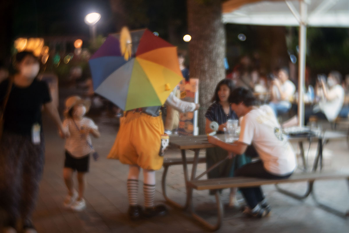 Hugo Meyer & Co - Goerlitz Kinon III 60mm で、閉店間近のとしまえんを撮影