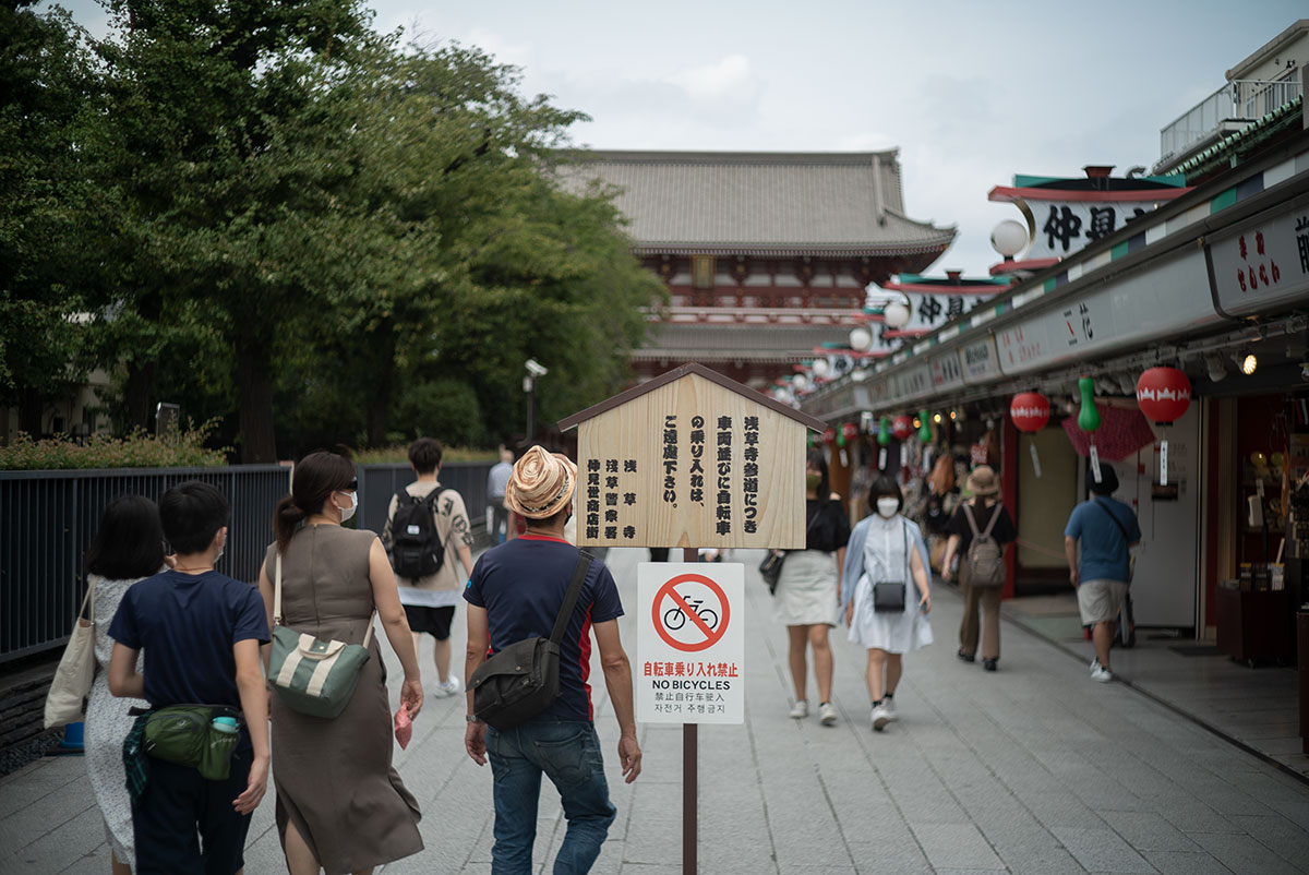 Konishiroku Hexanon 1:1.8 f＝50mm (Konica IIIA) で隅田川界隈を撮影。