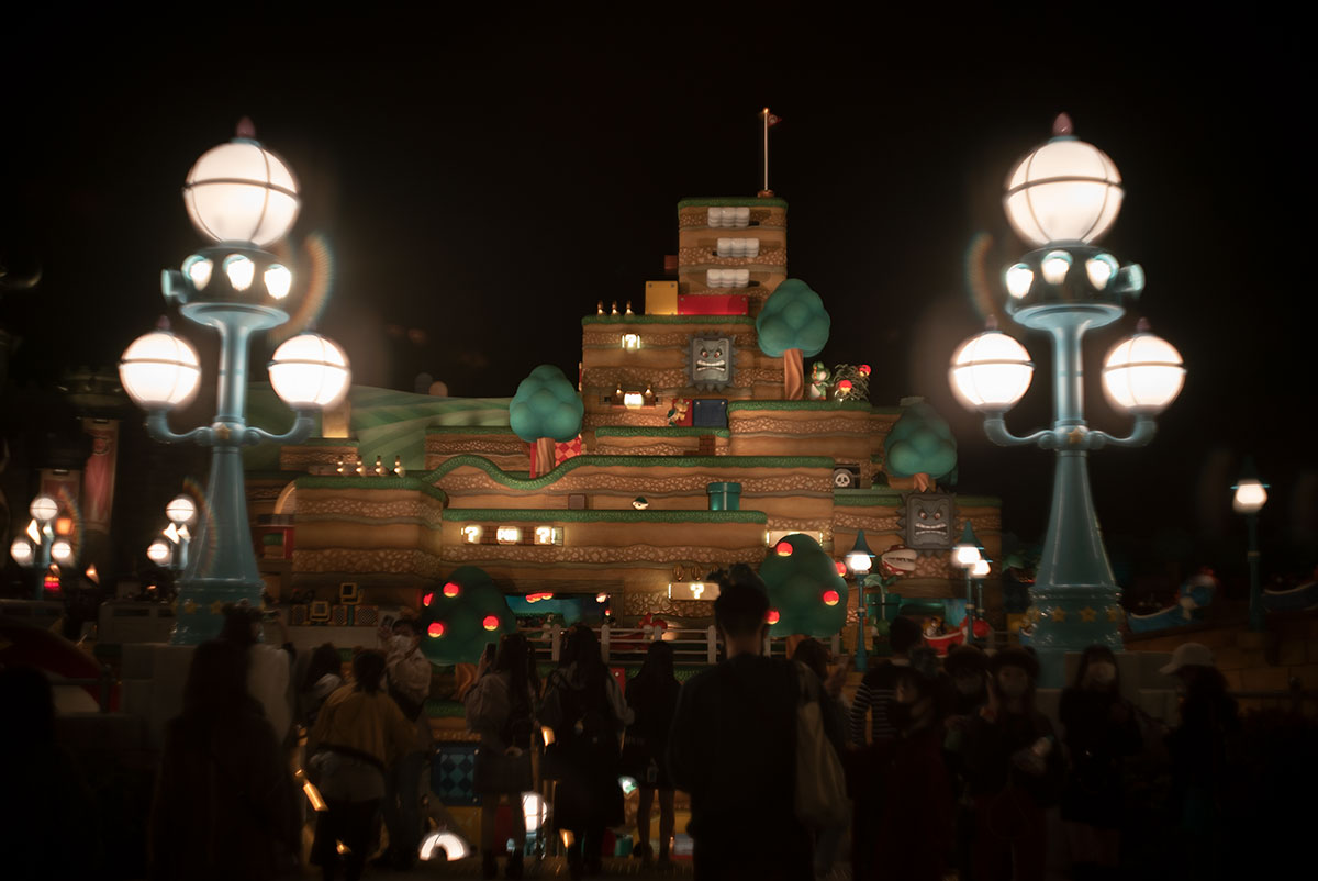 Olympus H.Zuiko F.C. 1:2 f=3.5cm でUniversal Studio Japanを撮影。