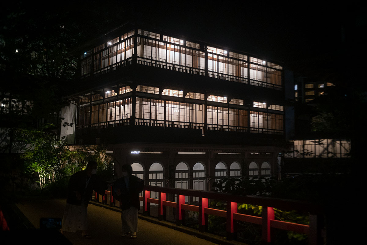 四万温泉の写真。