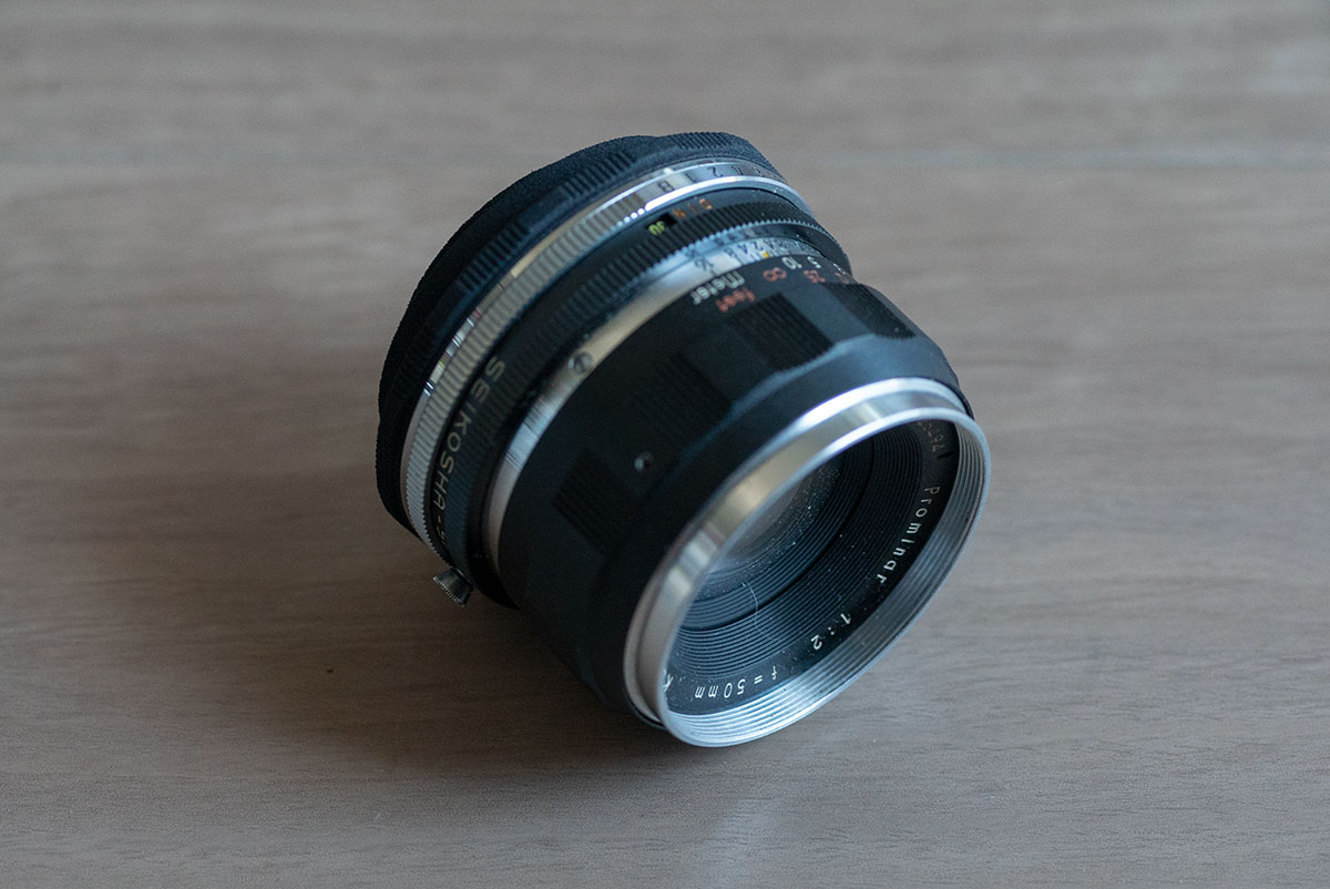 3D Printed Lens Mount Adapter: Prominar 1:2 f=50mm to L39（Leica-L）